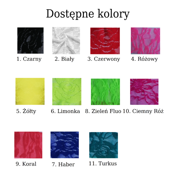 Sukienka dla początkującej tancerki SPK3 - lycra, koronka, pojedyncze koło, mereżka - obrazek 3