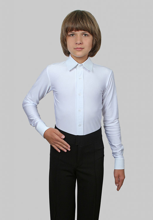 Koszula body chłopięca do tańca Standard BSTC2 - guziki